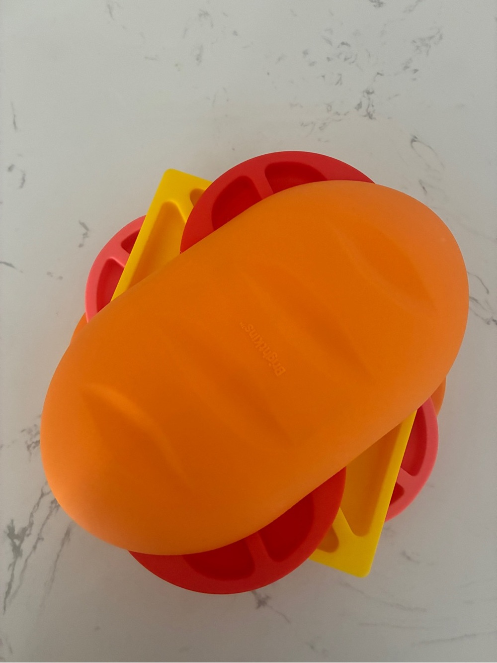 Brightkins Dog Treat Puzzle Toy Hamburger Slow Feeder Enrichment EUC